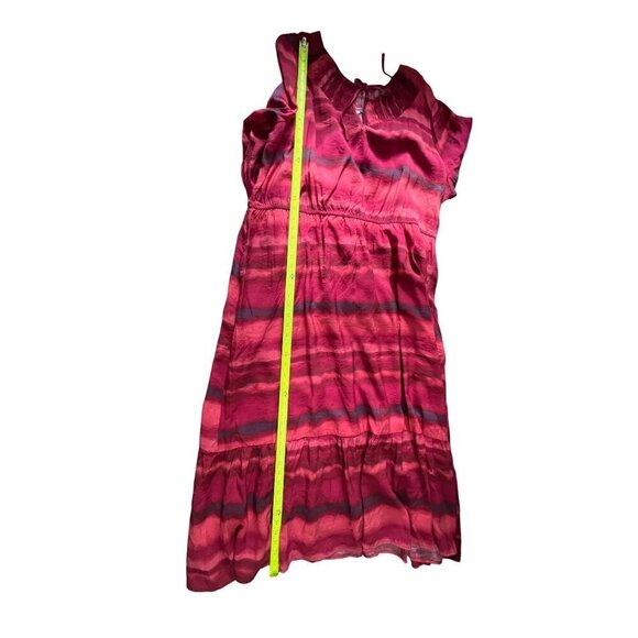 Terra & Sky  Dress  3X  Striped Casual Dress Elastic Waist Beachy Boho Vacation - Picture 3 of 9